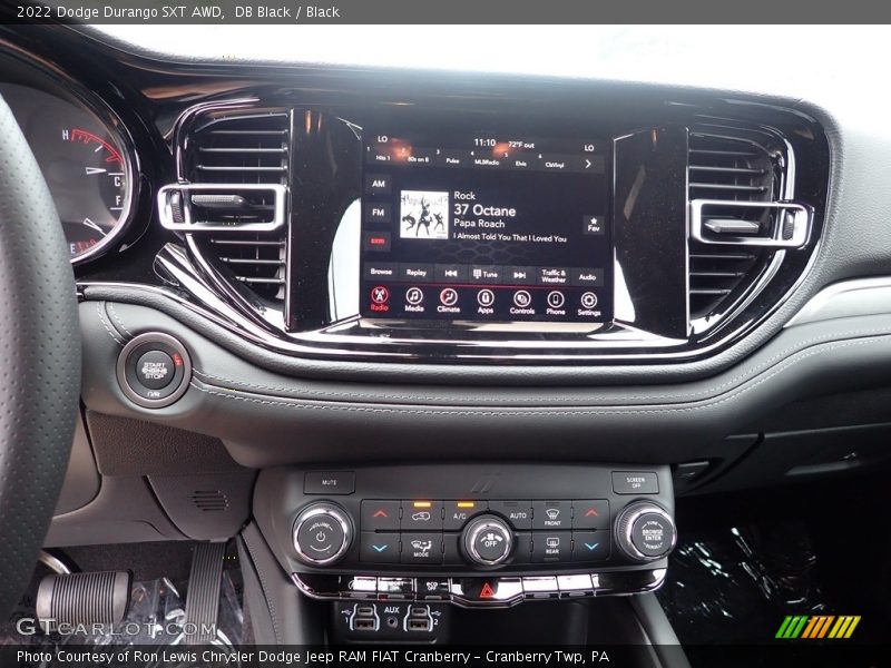 Controls of 2022 Durango SXT AWD