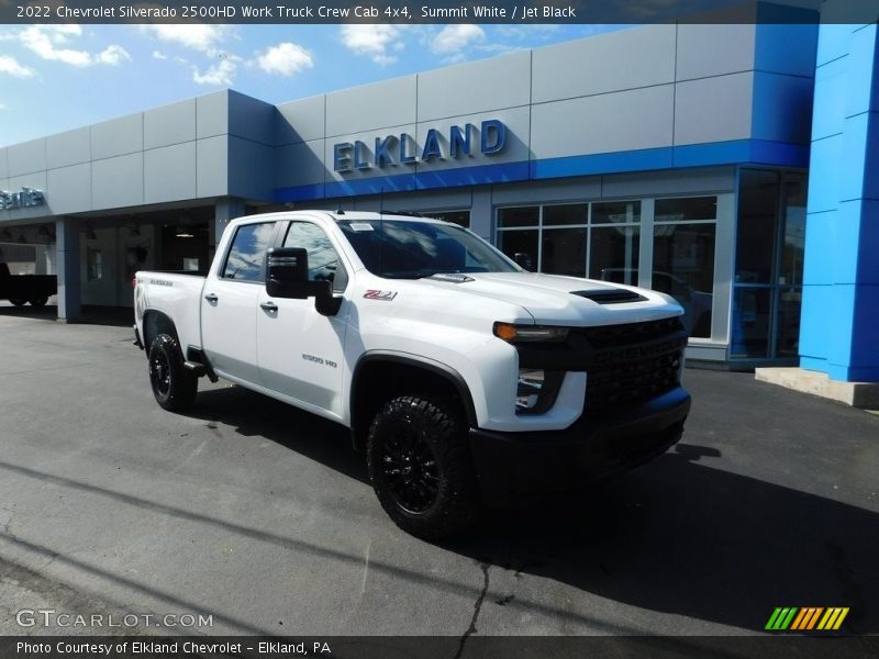 Summit White / Jet Black 2022 Chevrolet Silverado 2500HD Work Truck Crew Cab 4x4