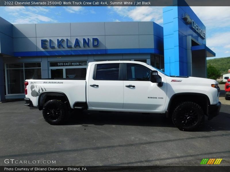 Summit White / Jet Black 2022 Chevrolet Silverado 2500HD Work Truck Crew Cab 4x4