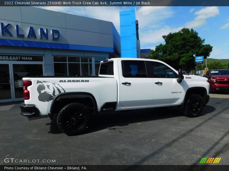 Summit White / Jet Black 2022 Chevrolet Silverado 2500HD Work Truck Crew Cab 4x4