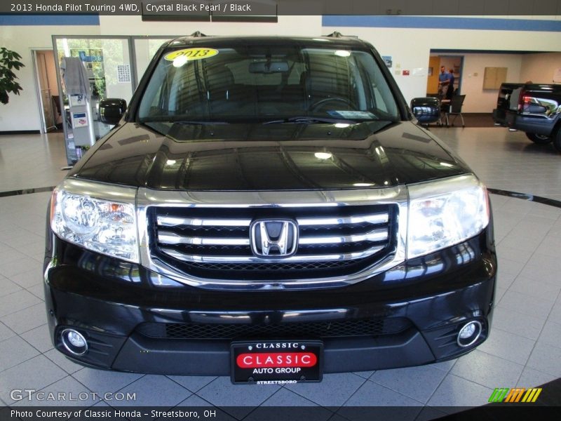 Crystal Black Pearl / Black 2013 Honda Pilot Touring 4WD