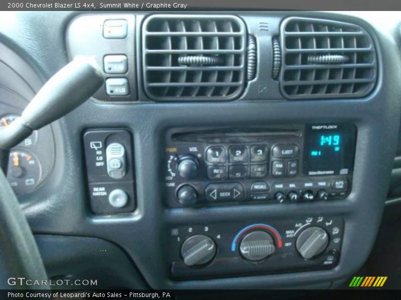 Summit White / Graphite Gray 2000 Chevrolet Blazer LS 4x4
