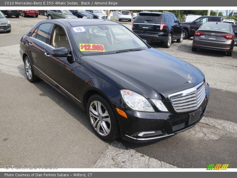 Black / Almond Beige 2010 Mercedes-Benz E 350 4Matic Sedan