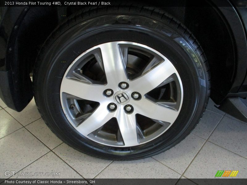 Crystal Black Pearl / Black 2013 Honda Pilot Touring 4WD
