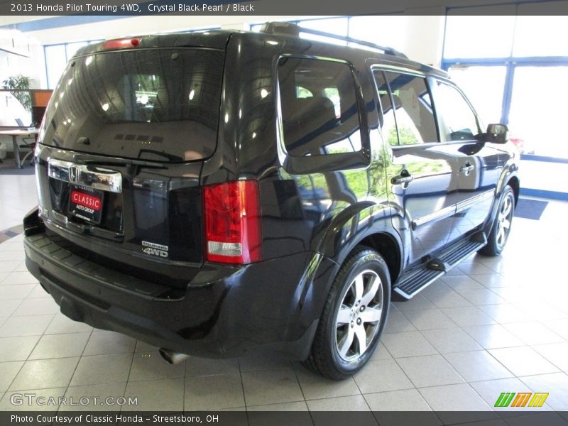 Crystal Black Pearl / Black 2013 Honda Pilot Touring 4WD