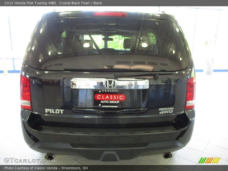 Crystal Black Pearl / Black 2013 Honda Pilot Touring 4WD