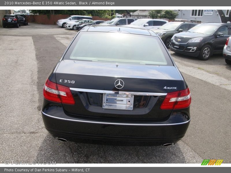 Black / Almond Beige 2010 Mercedes-Benz E 350 4Matic Sedan