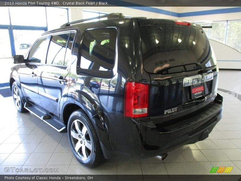 Crystal Black Pearl / Black 2013 Honda Pilot Touring 4WD
