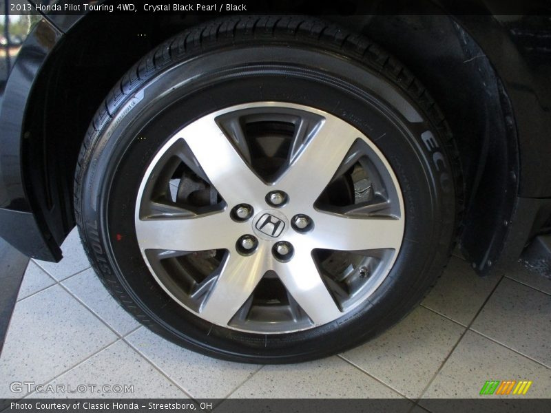 Crystal Black Pearl / Black 2013 Honda Pilot Touring 4WD