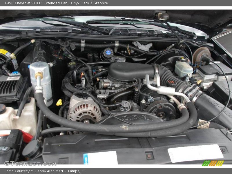 Onyx Black / Graphite 1998 Chevrolet S10 LS Extended Cab