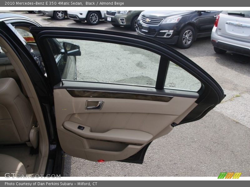 Black / Almond Beige 2010 Mercedes-Benz E 350 4Matic Sedan