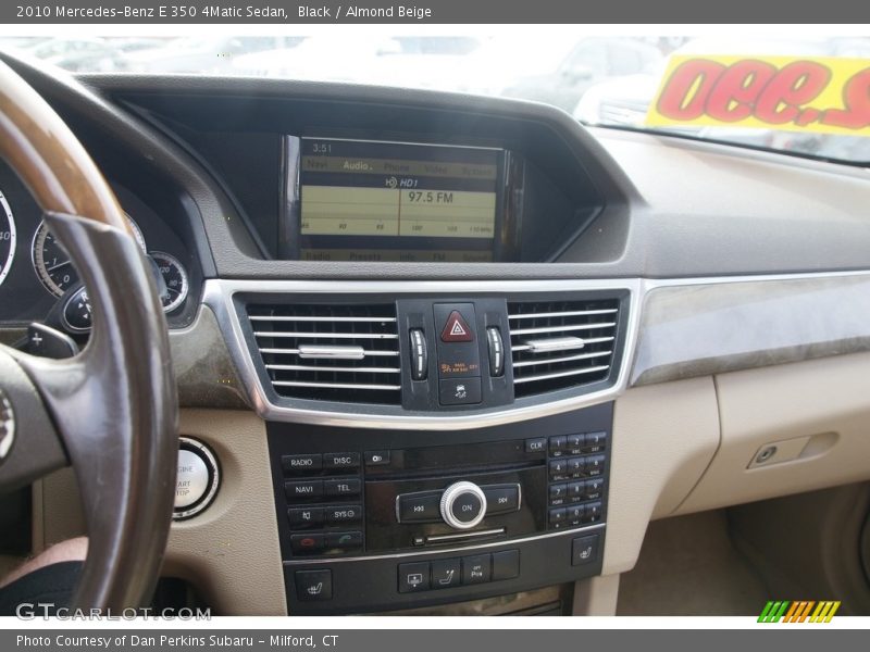 Black / Almond Beige 2010 Mercedes-Benz E 350 4Matic Sedan