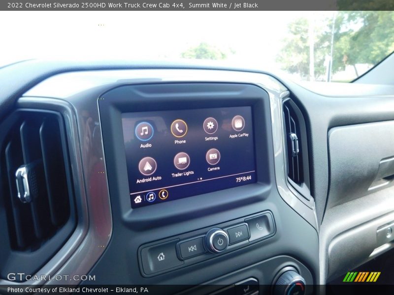 Summit White / Jet Black 2022 Chevrolet Silverado 2500HD Work Truck Crew Cab 4x4