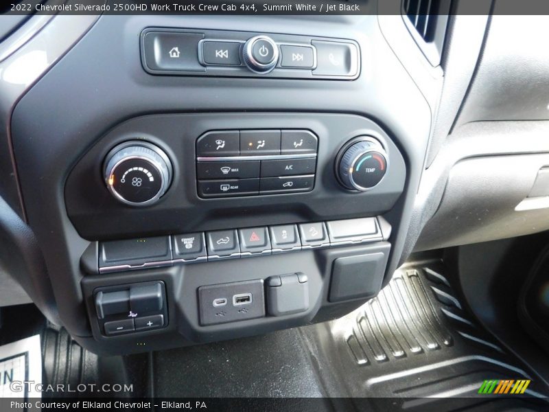 Summit White / Jet Black 2022 Chevrolet Silverado 2500HD Work Truck Crew Cab 4x4