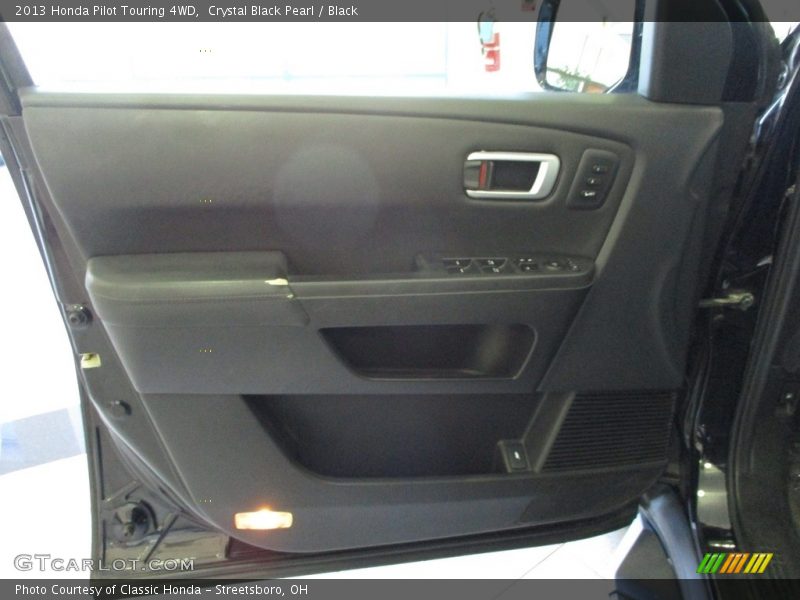Crystal Black Pearl / Black 2013 Honda Pilot Touring 4WD