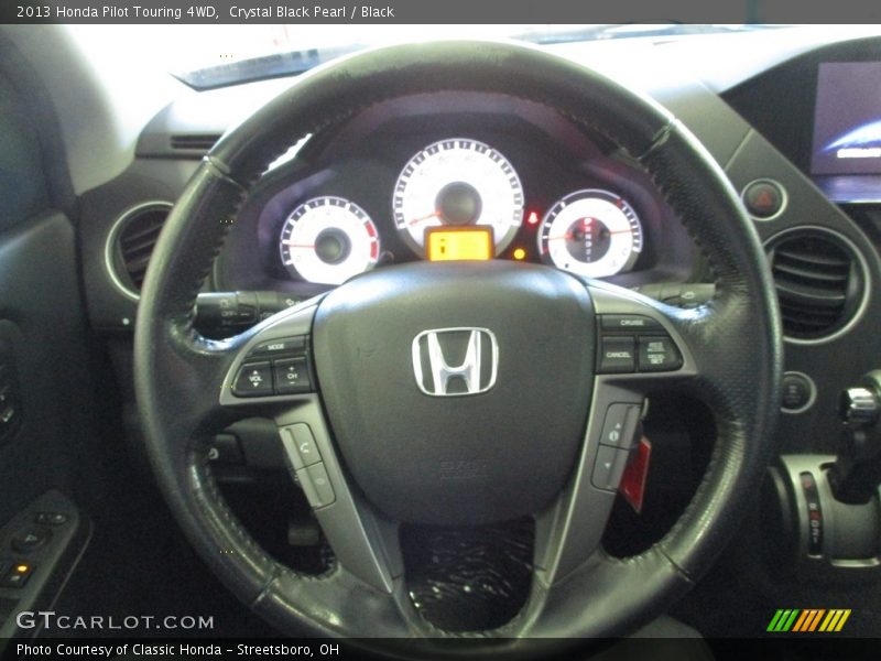 Crystal Black Pearl / Black 2013 Honda Pilot Touring 4WD
