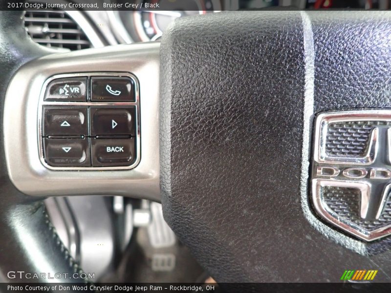 Bruiser Grey / Black 2017 Dodge Journey Crossroad