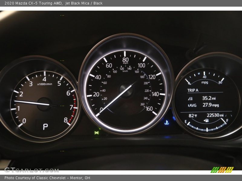 Jet Black Mica / Black 2020 Mazda CX-5 Touring AWD