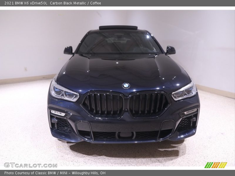 Carbon Black Metallic / Coffee 2021 BMW X6 xDrive50i