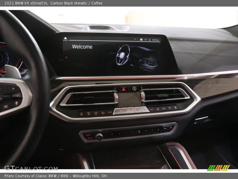 Carbon Black Metallic / Coffee 2021 BMW X6 xDrive50i