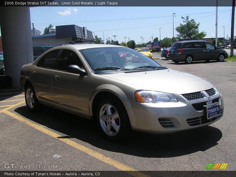 Linen Gold Metallic / Light Taupe 2006 Dodge Stratus SXT Sedan