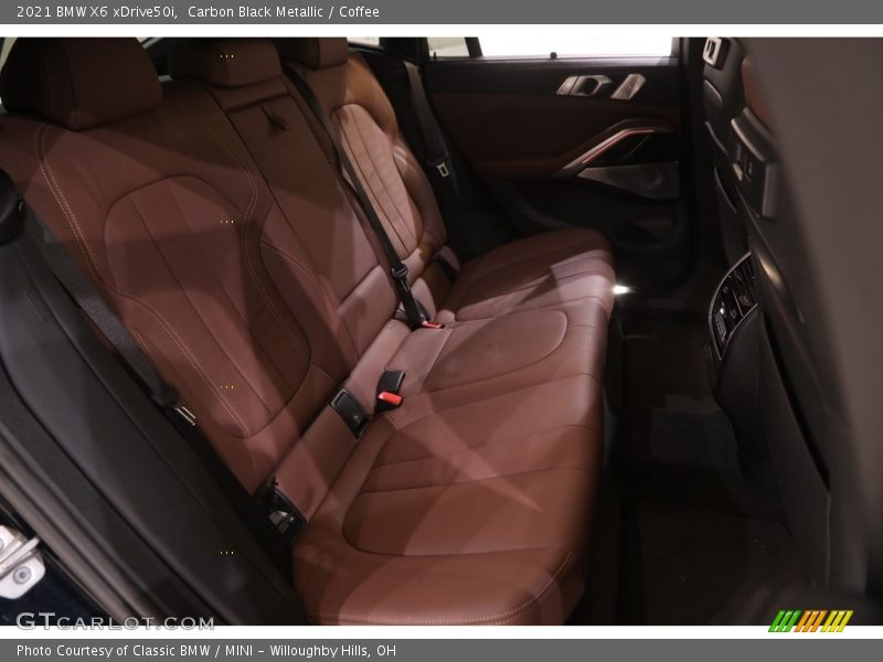 Rear Seat of 2021 X6 xDrive50i