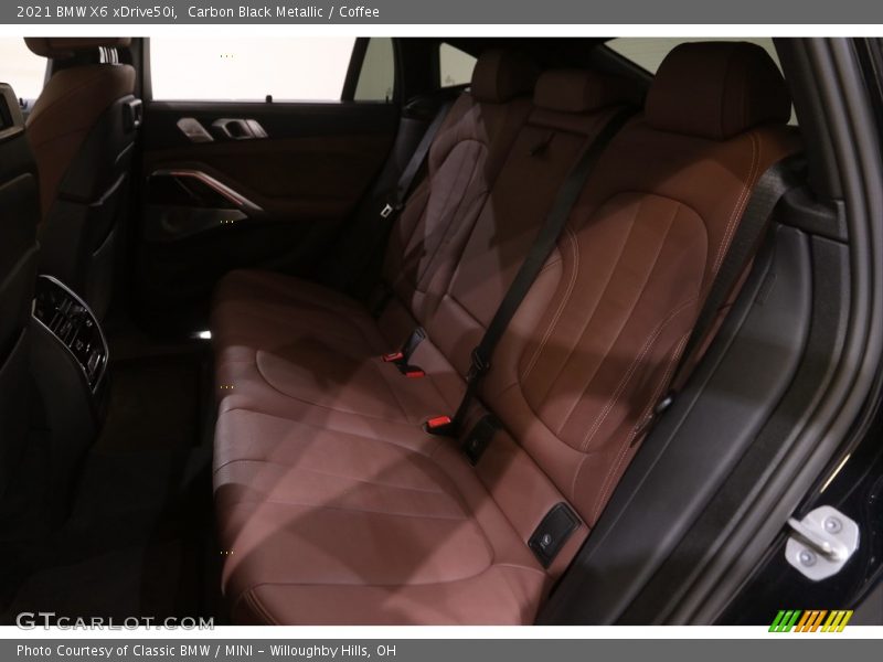 Carbon Black Metallic / Coffee 2021 BMW X6 xDrive50i
