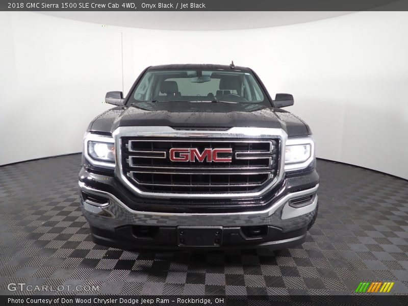 Onyx Black / Jet Black 2018 GMC Sierra 1500 SLE Crew Cab 4WD