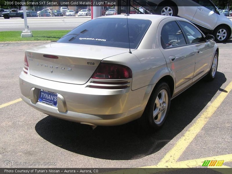 Linen Gold Metallic / Light Taupe 2006 Dodge Stratus SXT Sedan