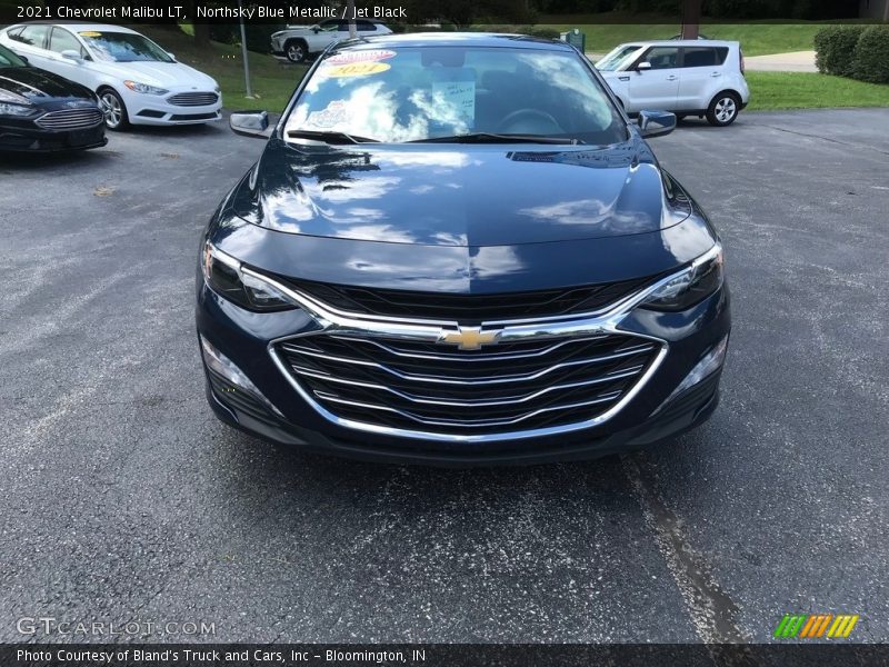 Northsky Blue Metallic / Jet Black 2021 Chevrolet Malibu LT