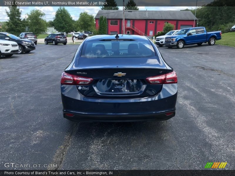Northsky Blue Metallic / Jet Black 2021 Chevrolet Malibu LT