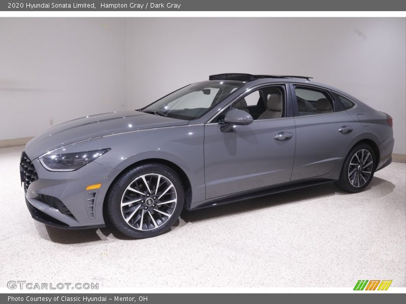 Hampton Gray / Dark Gray 2020 Hyundai Sonata Limited