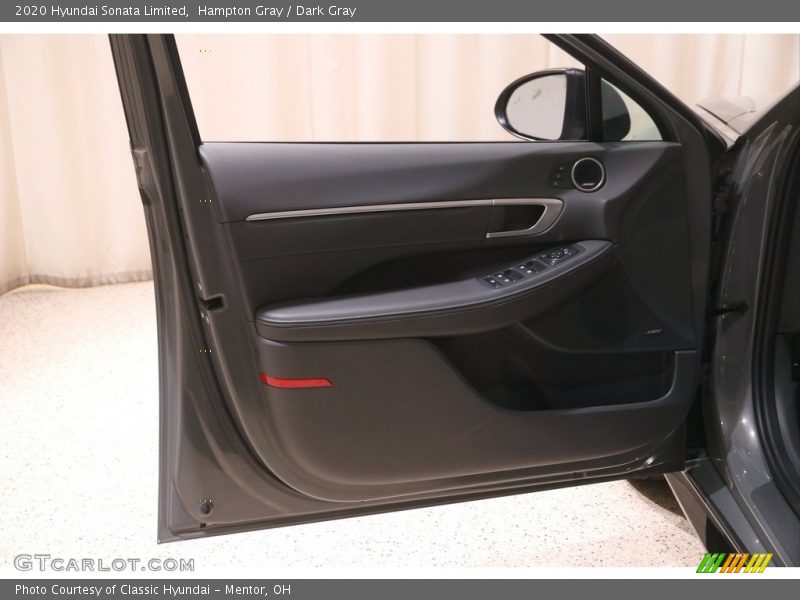 Hampton Gray / Dark Gray 2020 Hyundai Sonata Limited
