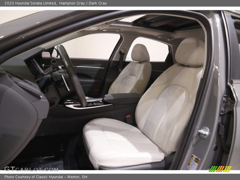 Hampton Gray / Dark Gray 2020 Hyundai Sonata Limited