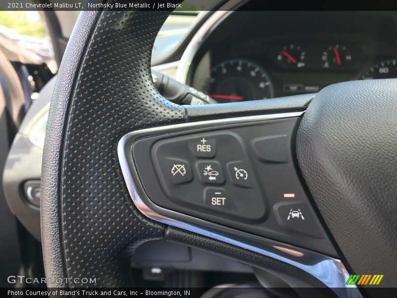 Northsky Blue Metallic / Jet Black 2021 Chevrolet Malibu LT