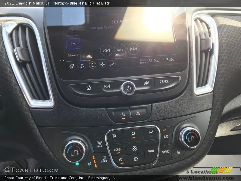 Northsky Blue Metallic / Jet Black 2021 Chevrolet Malibu LT