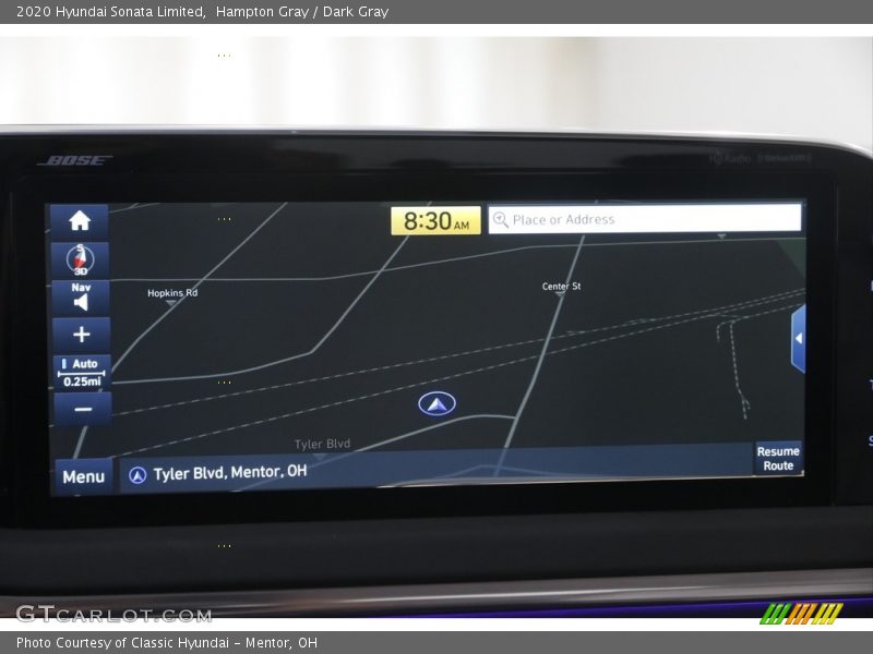 Hampton Gray / Dark Gray 2020 Hyundai Sonata Limited