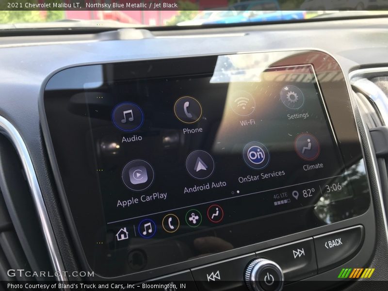 Northsky Blue Metallic / Jet Black 2021 Chevrolet Malibu LT