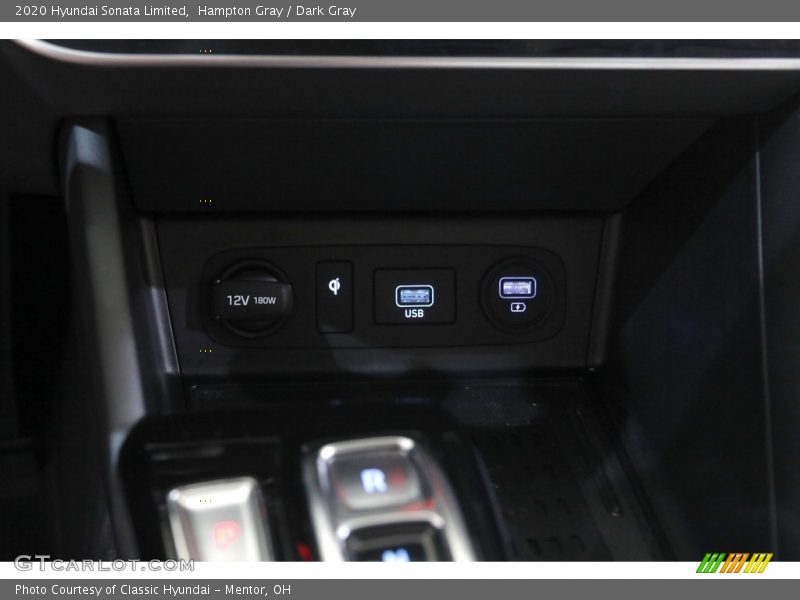Hampton Gray / Dark Gray 2020 Hyundai Sonata Limited