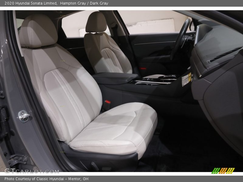 Hampton Gray / Dark Gray 2020 Hyundai Sonata Limited