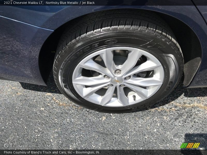Northsky Blue Metallic / Jet Black 2021 Chevrolet Malibu LT