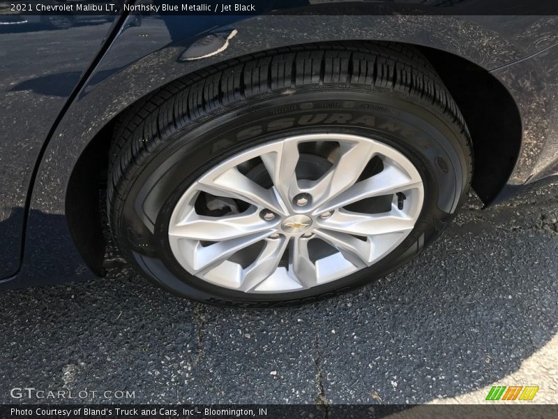 Northsky Blue Metallic / Jet Black 2021 Chevrolet Malibu LT