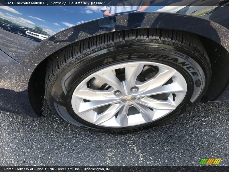 Northsky Blue Metallic / Jet Black 2021 Chevrolet Malibu LT