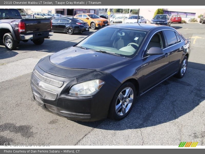 Taupe Gray Metallic / Titanium 2010 Chevrolet Malibu LT Sedan