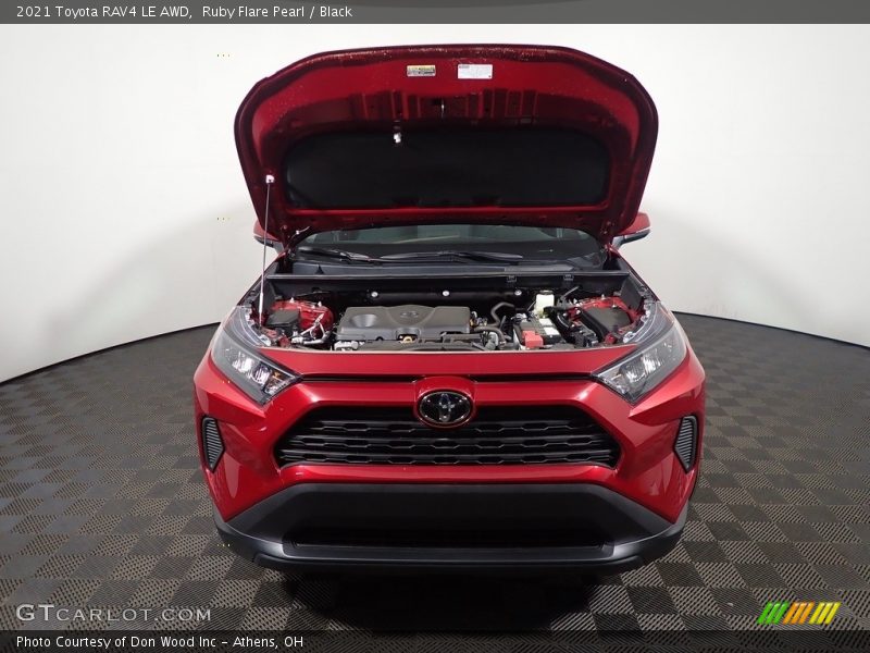 Ruby Flare Pearl / Black 2021 Toyota RAV4 LE AWD