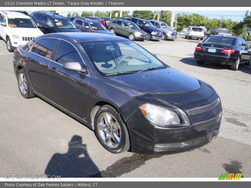 Taupe Gray Metallic / Titanium 2010 Chevrolet Malibu LT Sedan