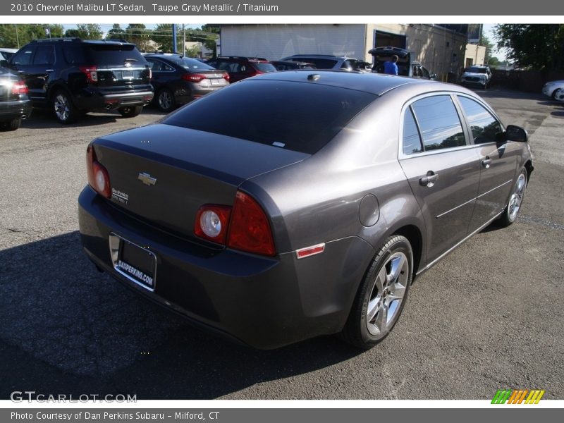 Taupe Gray Metallic / Titanium 2010 Chevrolet Malibu LT Sedan