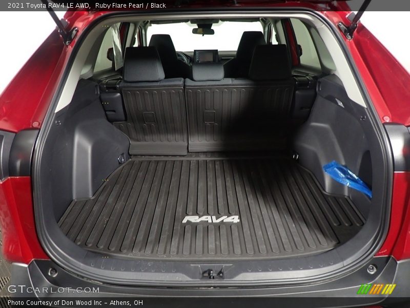 Ruby Flare Pearl / Black 2021 Toyota RAV4 LE AWD
