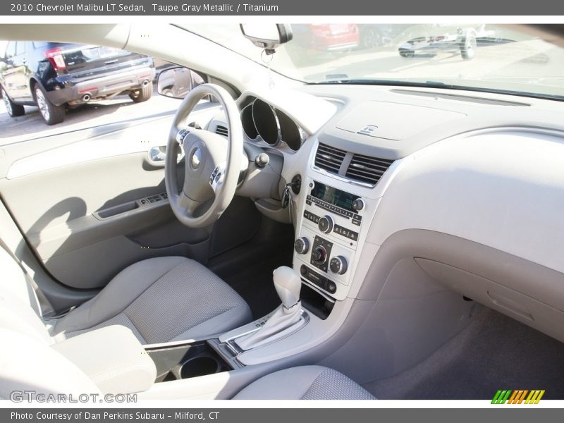 Taupe Gray Metallic / Titanium 2010 Chevrolet Malibu LT Sedan