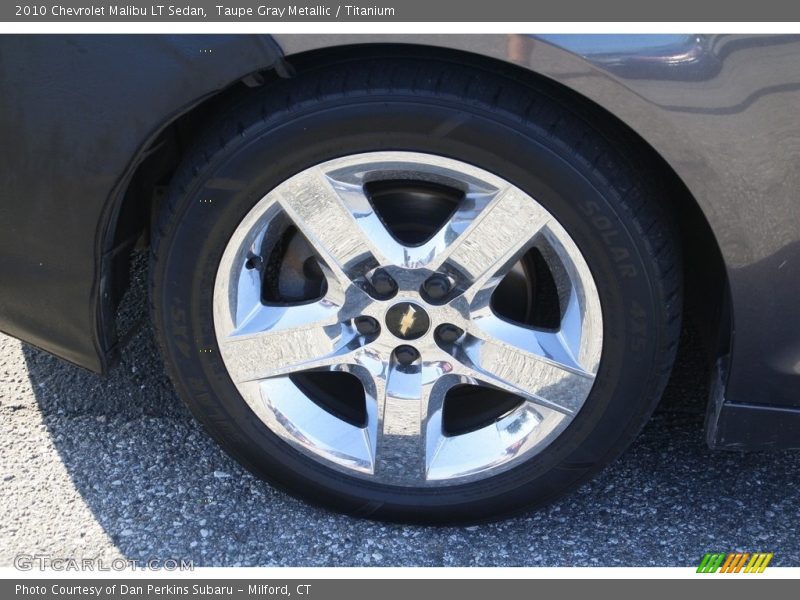 Taupe Gray Metallic / Titanium 2010 Chevrolet Malibu LT Sedan